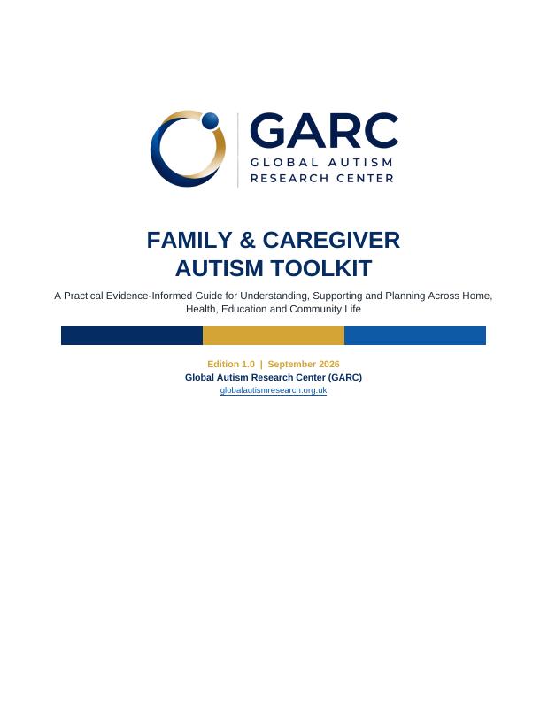 Document cover preview: GARC Family & Caregiver Autism Toolkit