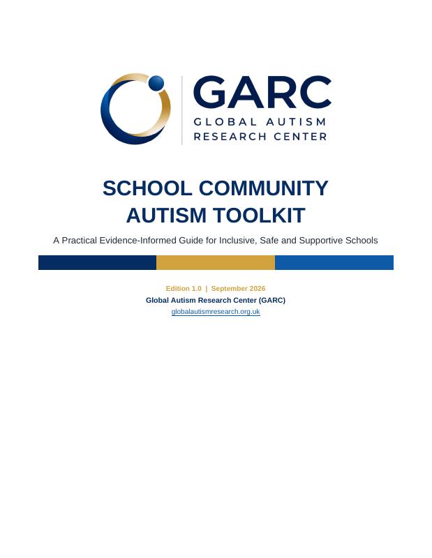 Document cover preview: GARC School Community Autism Toolkit